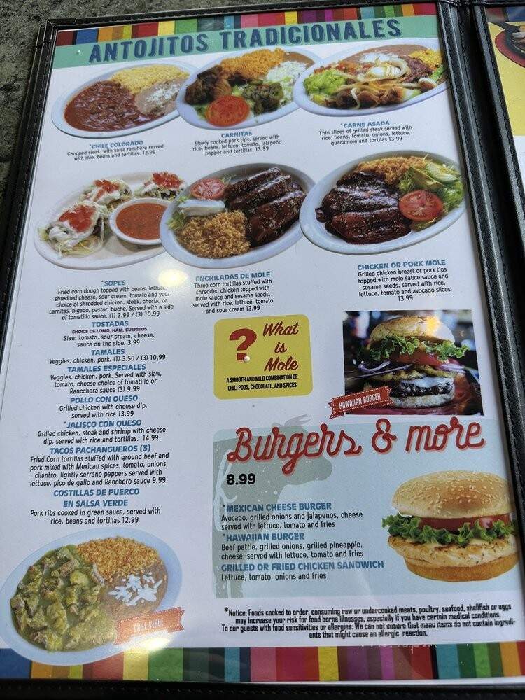 El Patron Taqueria - Murfreesboro, TN menu_pic