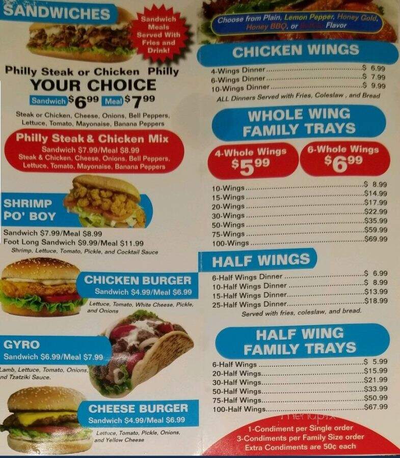 Gill Grill & Chicken - McDonough, GA menu_pic