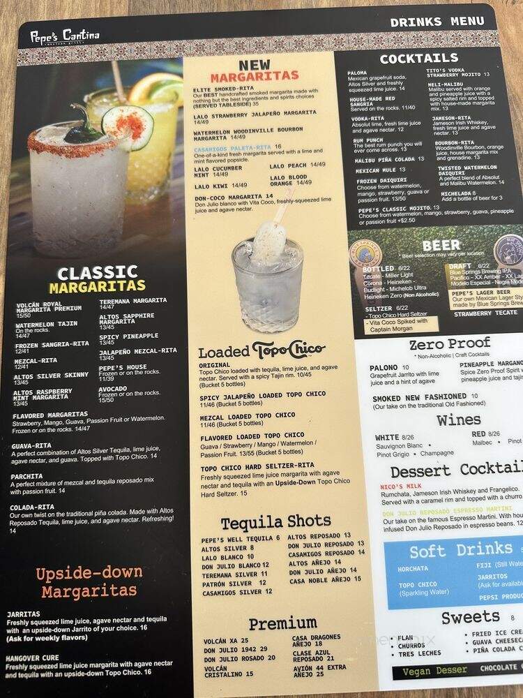 Pepe's Cantina - Oviedo, FL menu_pic