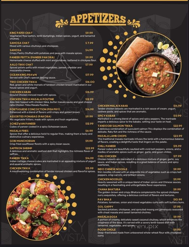 Kissan Indian Cuisine - Fontana, CA menu_pic