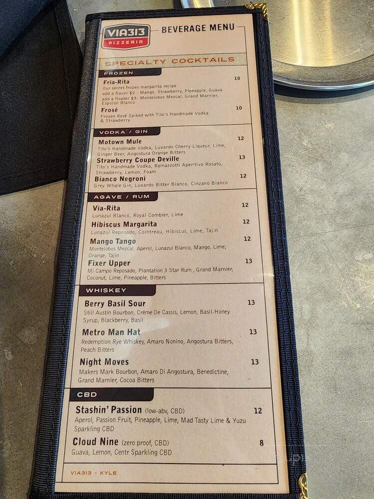 Via 313 Pizza - Kyle, TX menu_pic