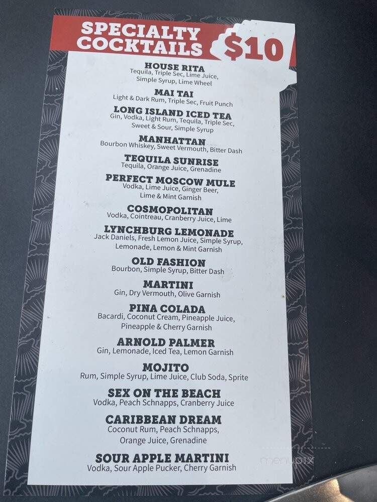 Seafood Palace - Mt. Juliet, TN menu_pic