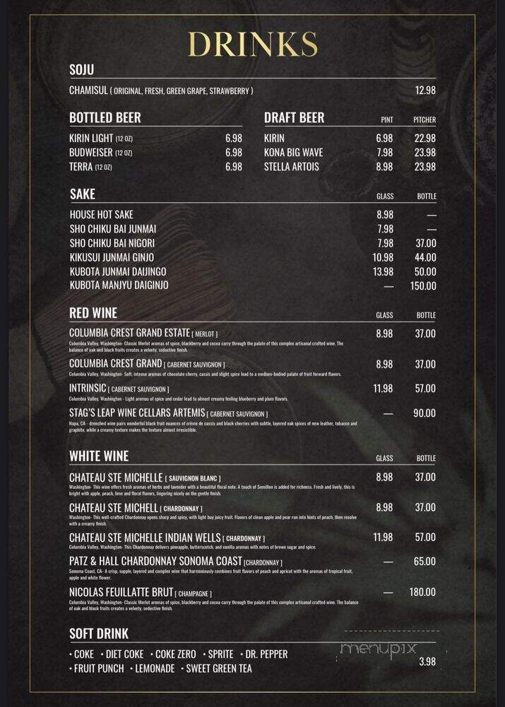 Kan Sushi - Honolulu, HI menu_pic