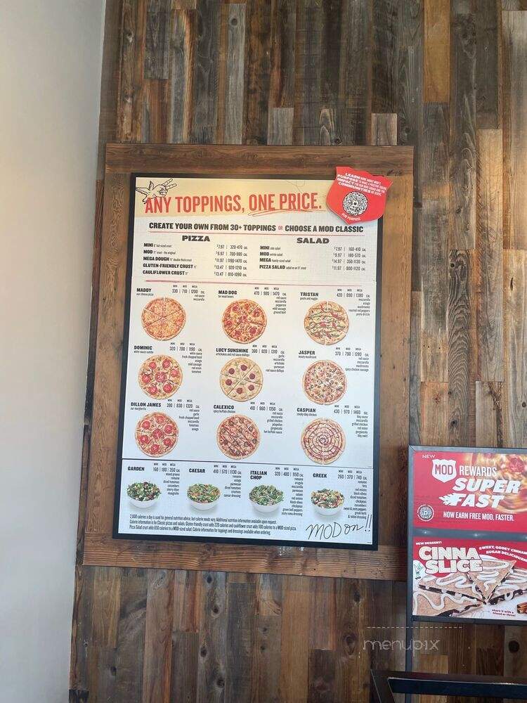 MOD Pizza - Colorado Springs, CO menu_pic
