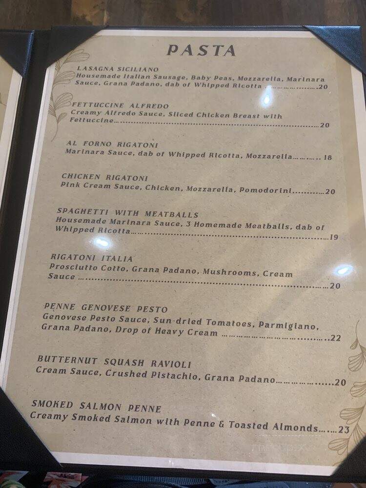 GUSTO Italian Restaurant - St. Petersburg, FL menu_pic