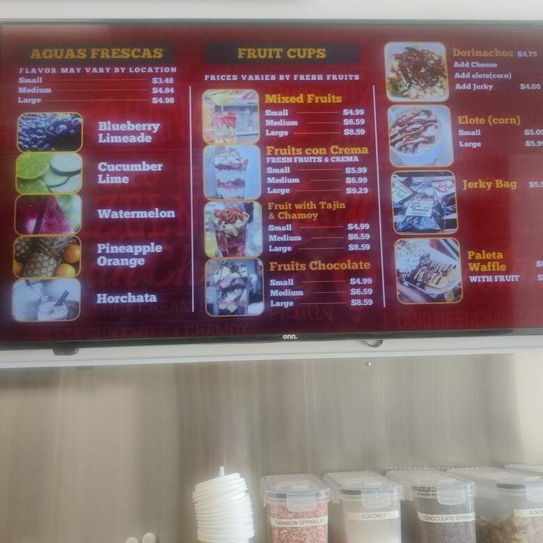 Paleta Bar Roswell - Roswell, NM menu_pic
