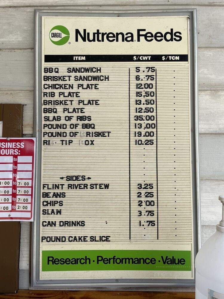 JByrds Butt Hutt - Roberta, GA menu_pic