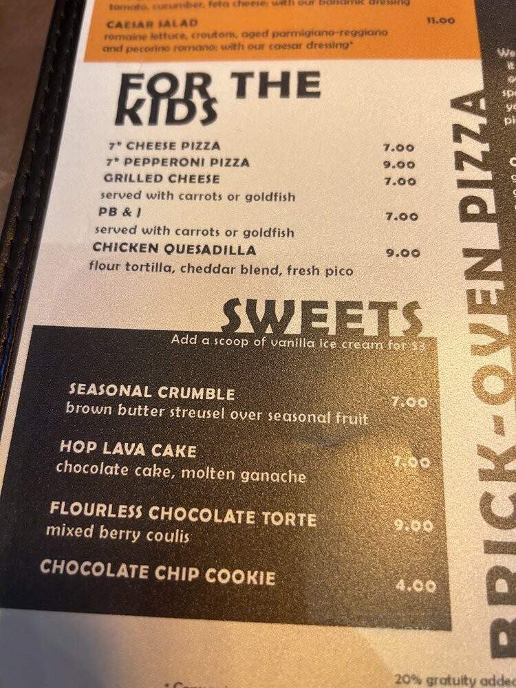 Double Mountain - Portland, OR menu_pic