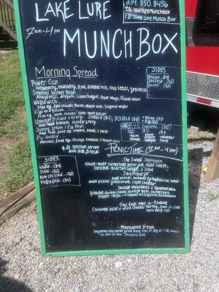 Lake Lure Munch Box - Lake Lure, NC menu_pic