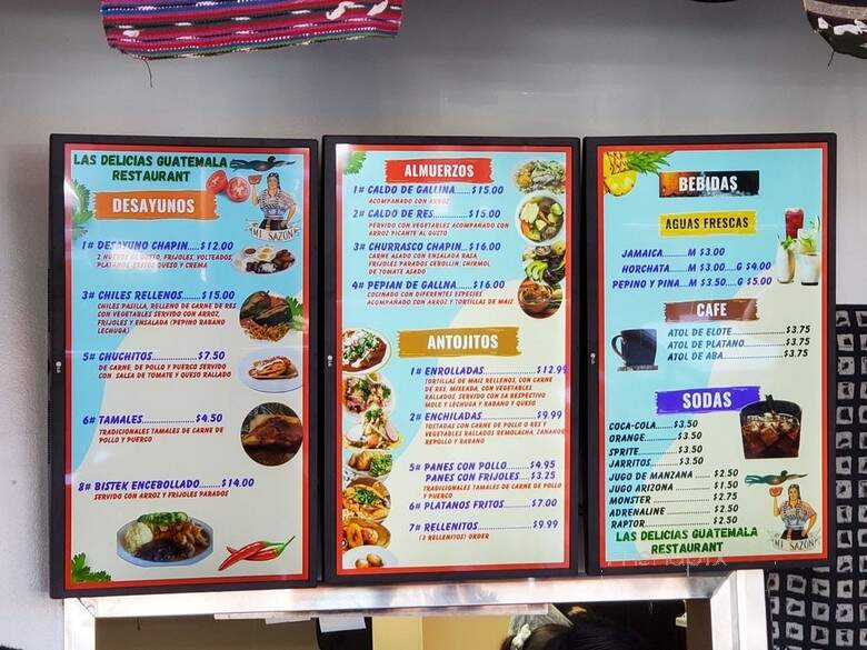 Las Delicias Guatemala Restaurant - Lake Forest, CA menu_pic