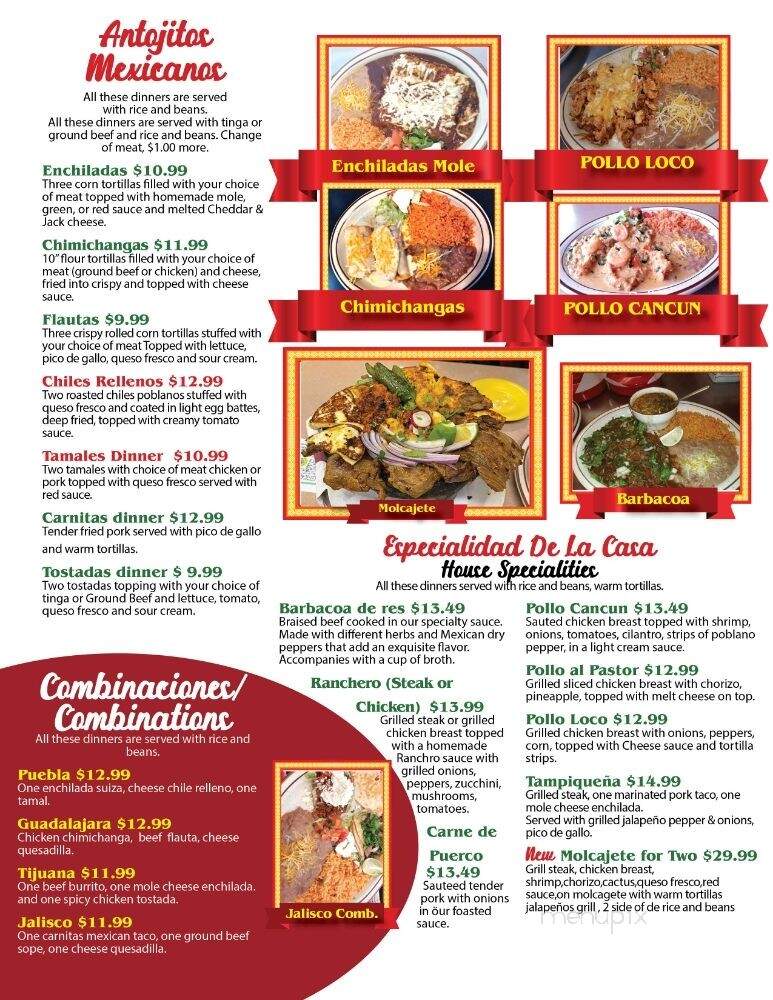 Fresh Mexican Grill - Waterford Township, MI menu_pic
