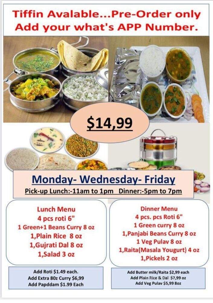 Bombay Chaat - Burlington, MA menu_pic