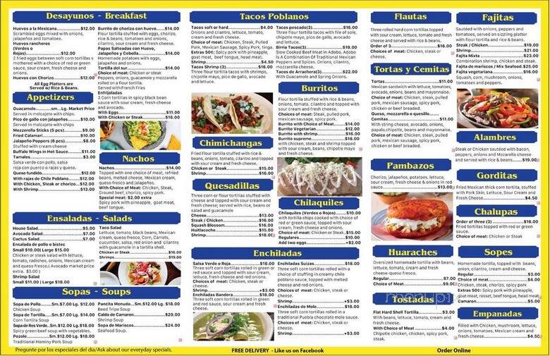 La Villa Restaurant - Bronx, NY menu_pic