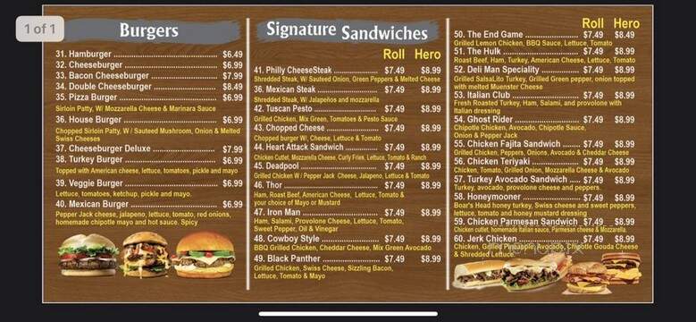 LIC Gourmet Deli - Queens, NY menu_pic