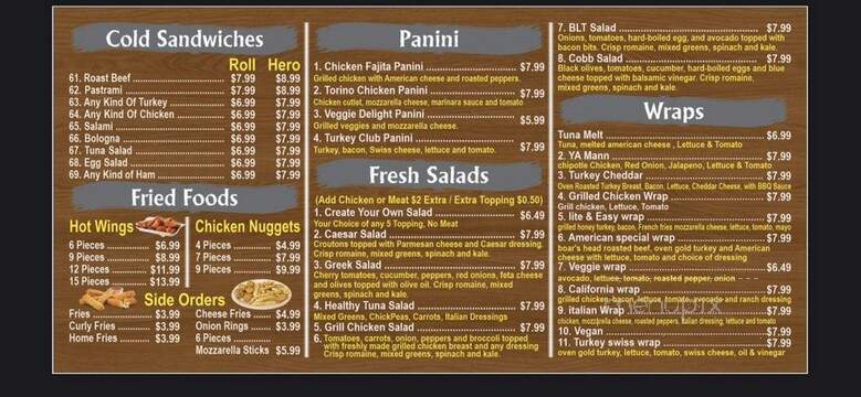 LIC Gourmet Deli - Queens, NY menu_pic