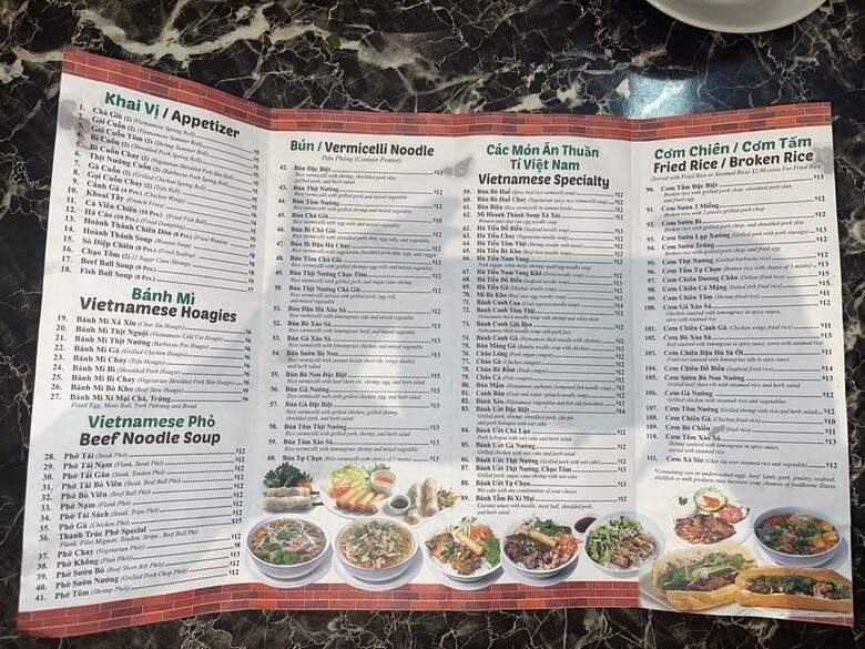 Pho Thanh Truc - Philadelphia, PA menu_pic