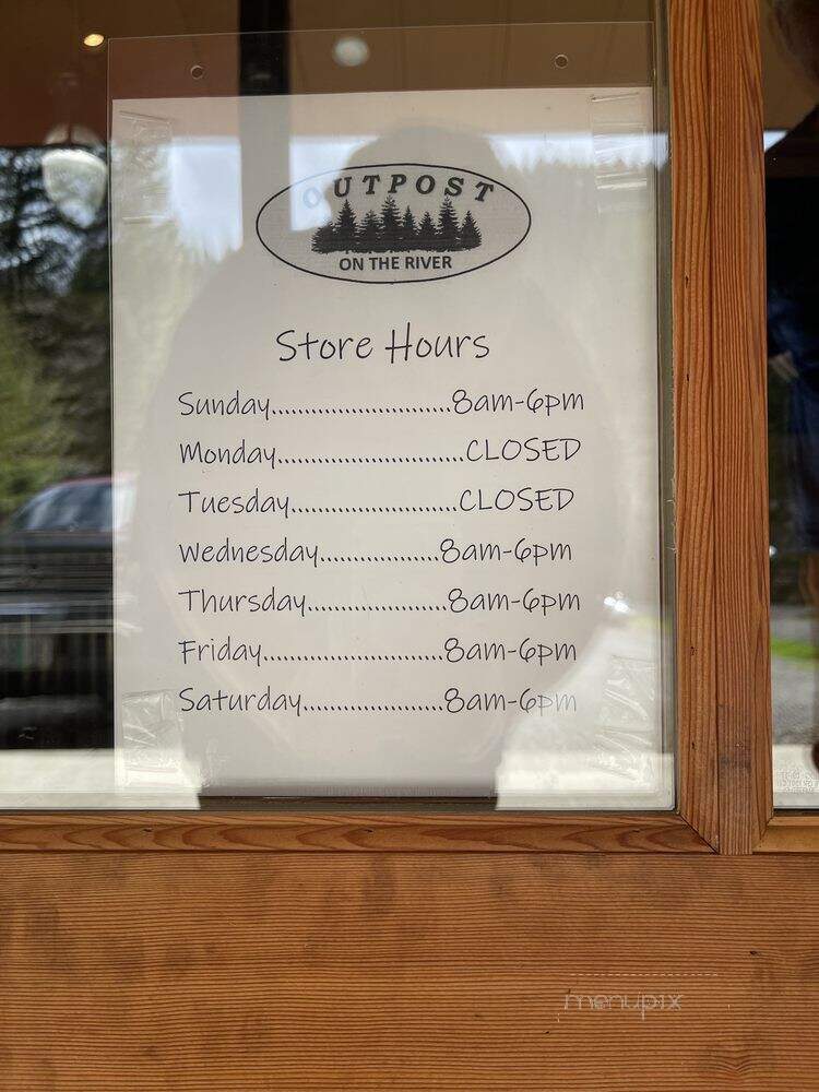 The Outpost On The River - Beaver, OR menu_pic