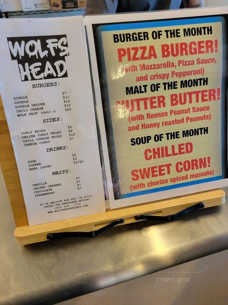 Wolf's Head Burger - Portland, OR