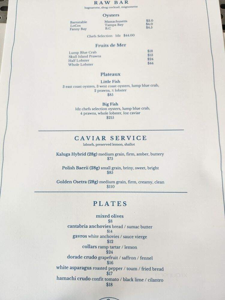 Barbouni at Baba - St. Petersburg, FL menu_pic