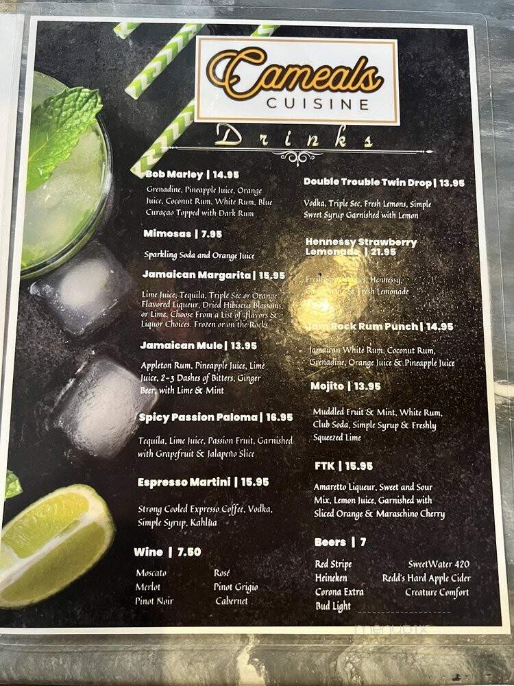 Cameals Cuisine - Loganville, GA menu_pic