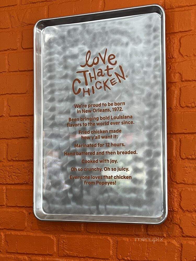 Popeye's Louisiana Chicken - San Juan Capistrano, CA menu_pic