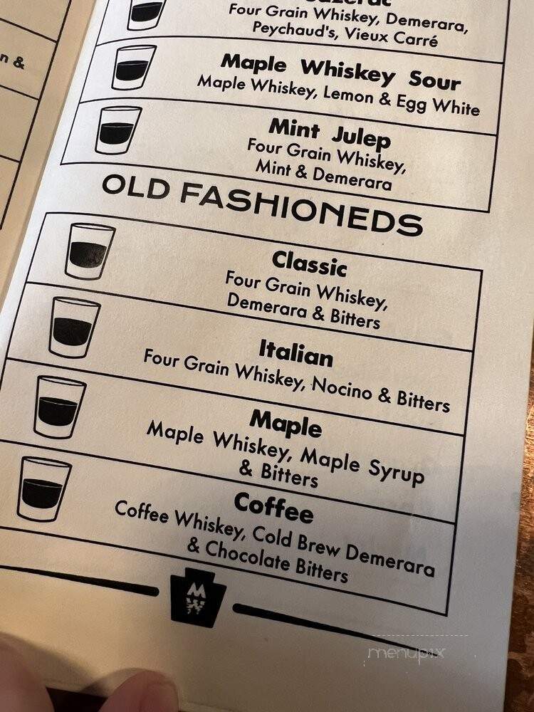 Manatawny Still Works Fishtown - Philadelphia, PA menu_pic