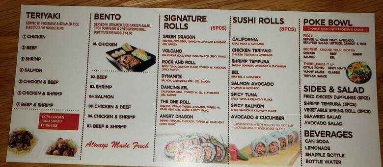 Teriyaki One - Brooklyn, NY menu_pic