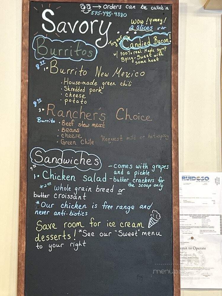 Cedar Creek Market - Ruidoso, NM menu_pic