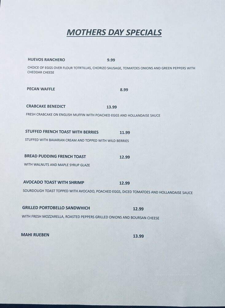 Jersey Brothers Diner - Palm Bay, FL menu_pic