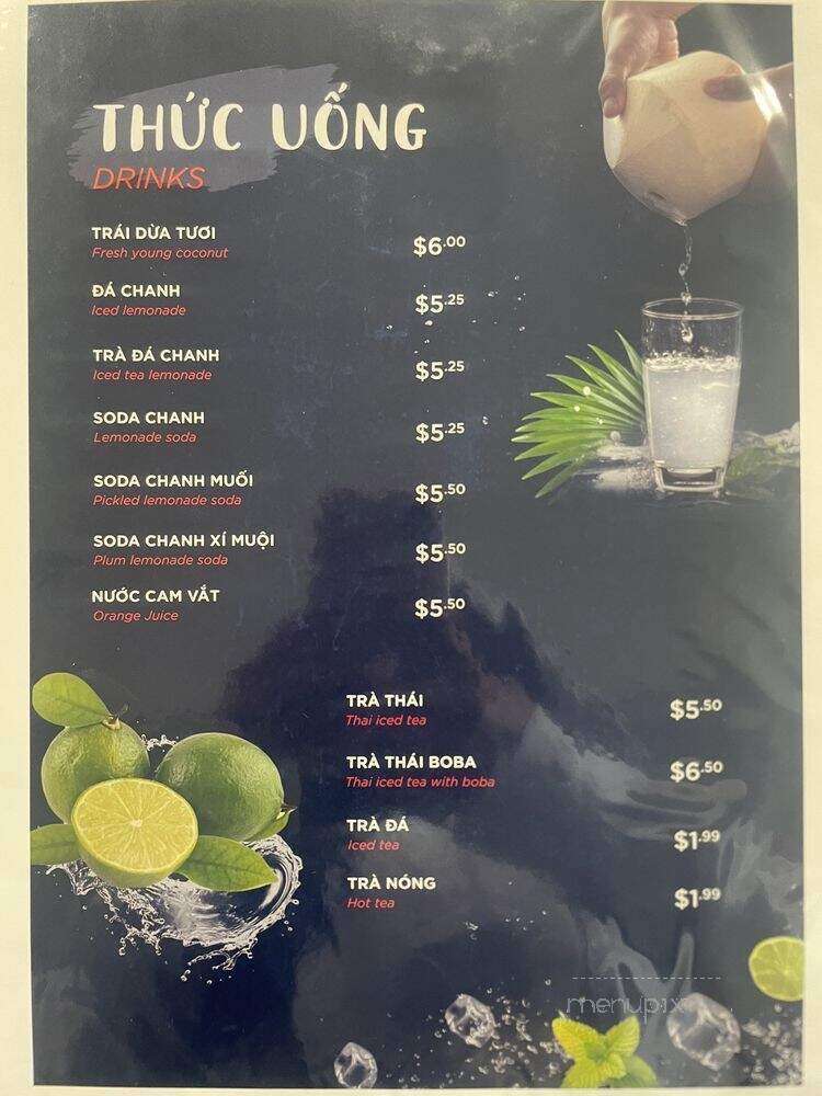 Pho Ly Quoc Su - La Palma, CA menu_pic