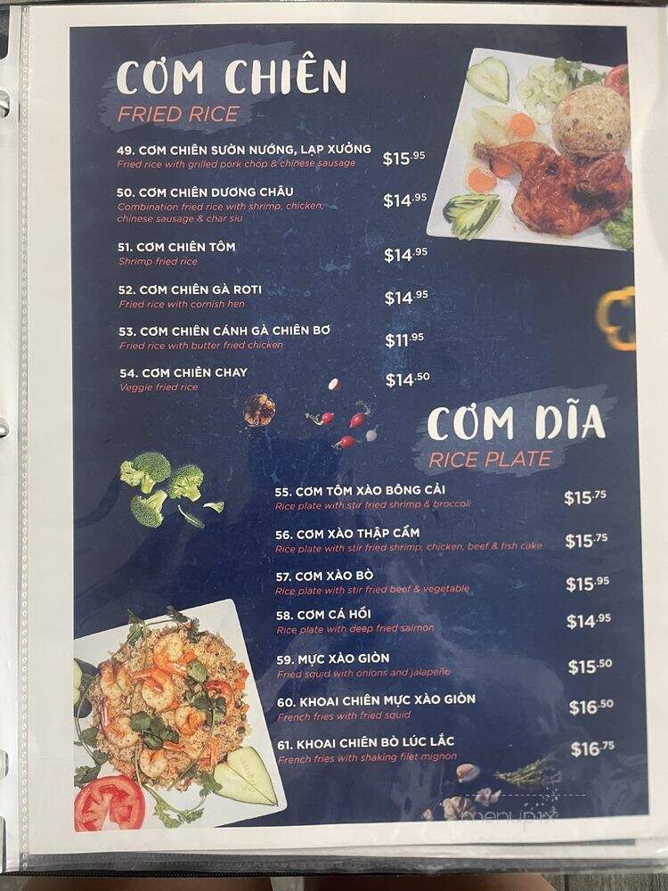 Pho Ly Quoc Su - La Palma, CA menu_pic