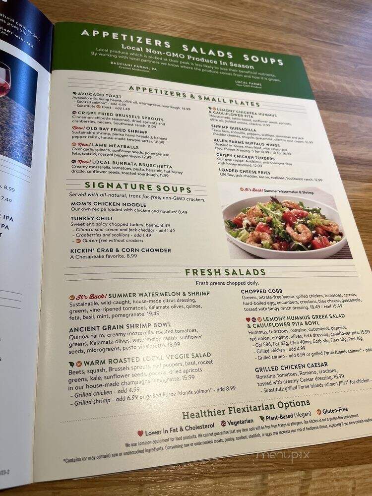 Silver Diner - National Harbor, MD menu_pic