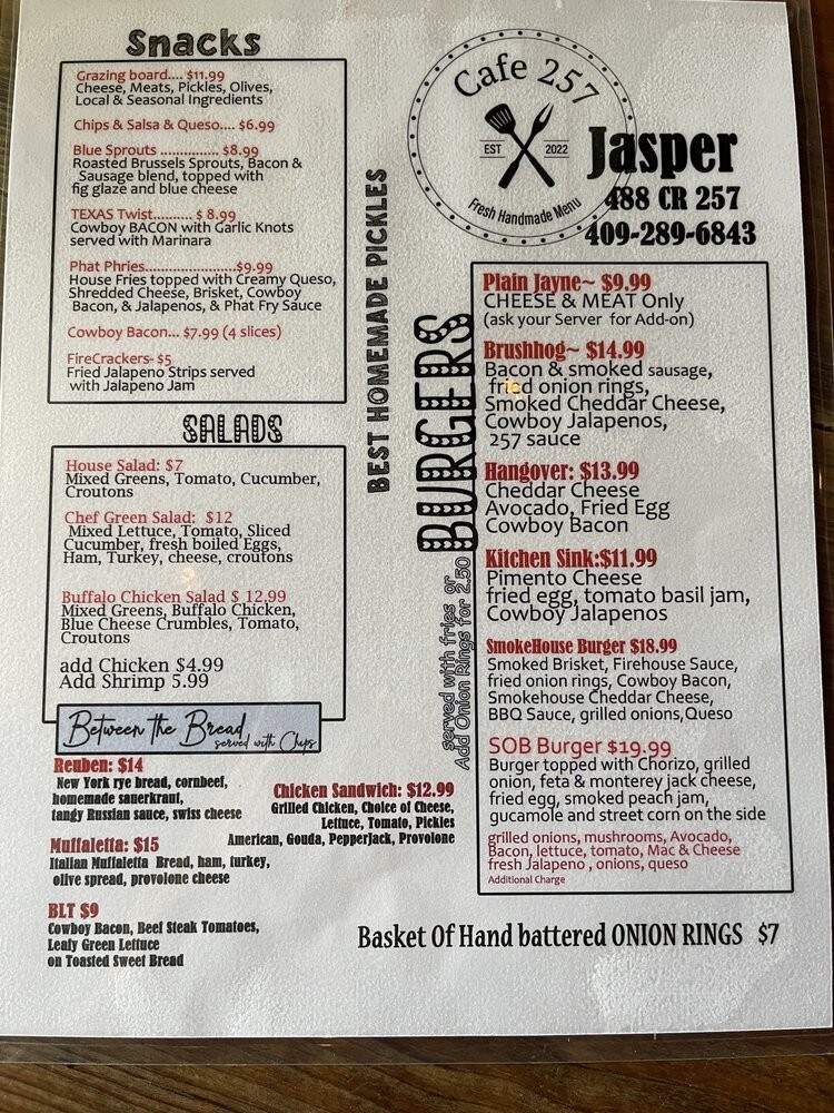 Cafe 257 - Jasper, TX