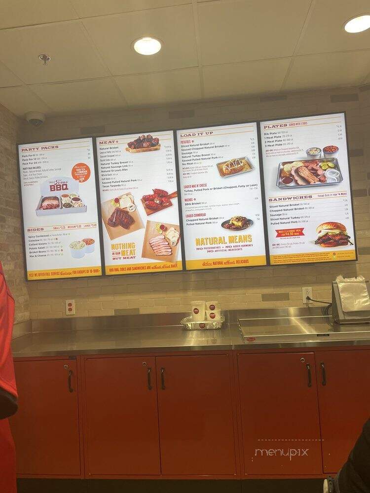True Texas BBQ - Austin, TX menu_pic