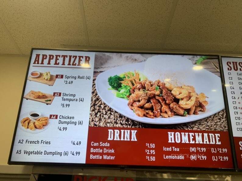 Fansway Teriyaki & Sushi - New York, NY menu_pic