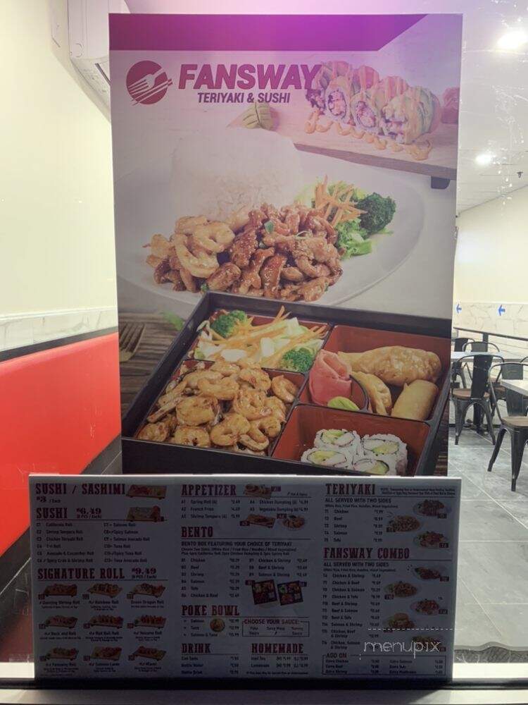 Fansway Teriyaki & Sushi - New York, NY menu_pic