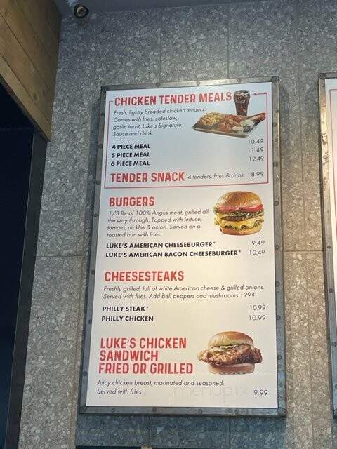 Buffalo Luke's - Kennesaw, GA menu_pic