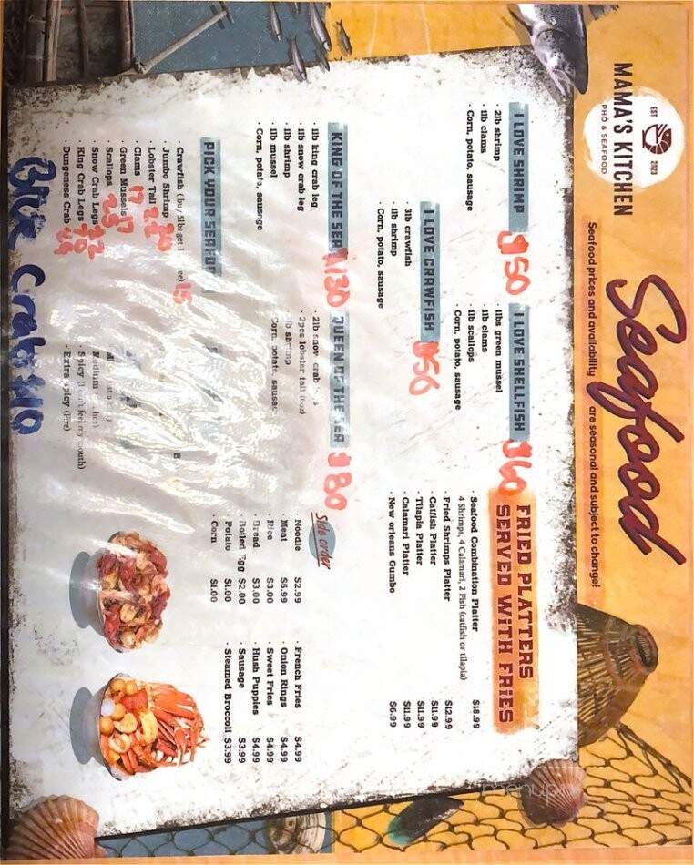 Mama's Kitchen - Daytona Beach, FL menu_pic