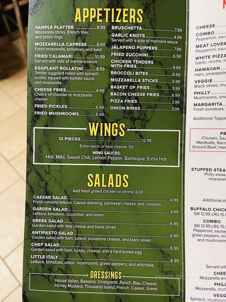 Little Italy Pizza - Chesapeake, VA menu_pic
