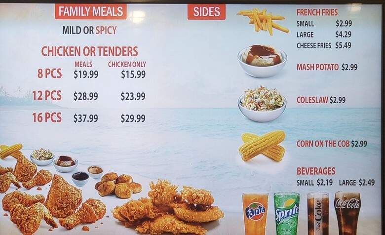 Texas Chicken & Burgers - Brooklyn, NY menu_pic