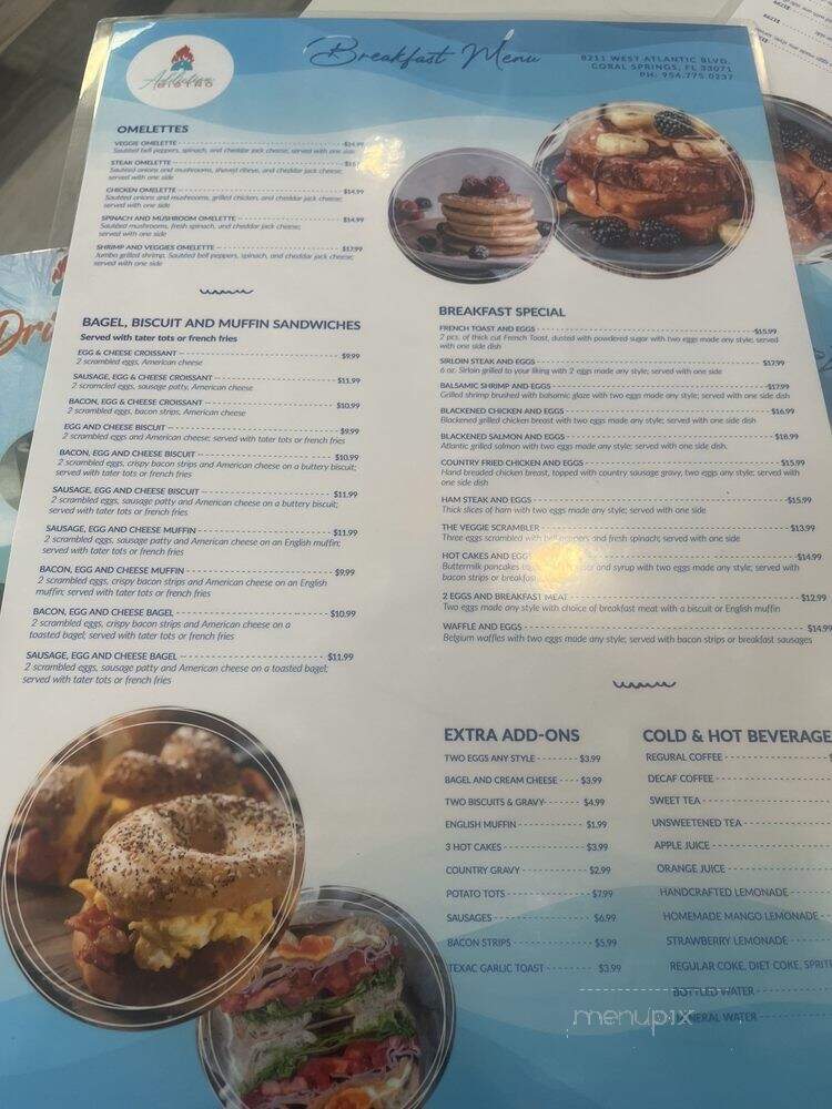 Addiction Bistro - Coral Springs, FL menu_pic