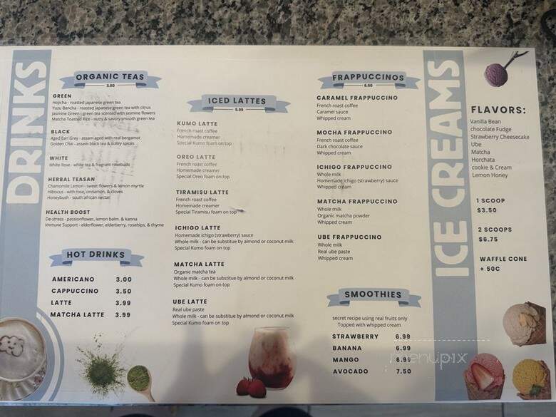 Kumo Cafe - South Salt Lake, UT menu_pic