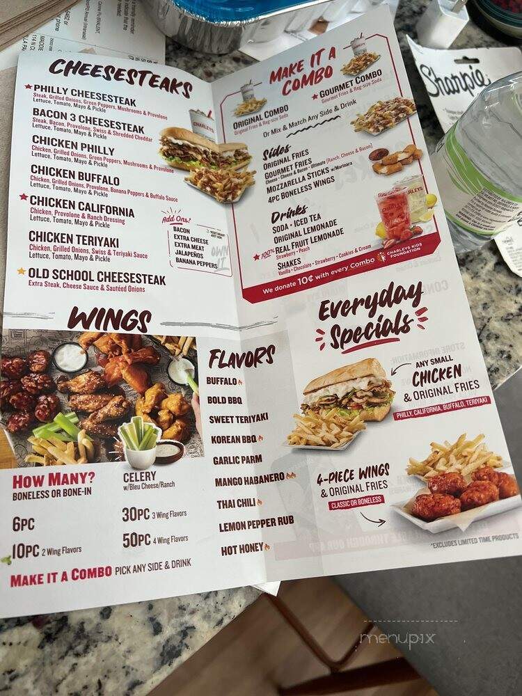Charleys Philly Steaks - Villa Park, IL menu_pic