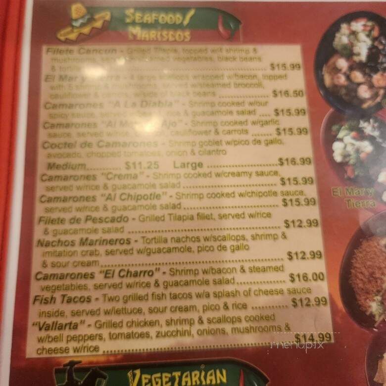 El Charro Mexican Grill - Young Harris, GA menu_pic