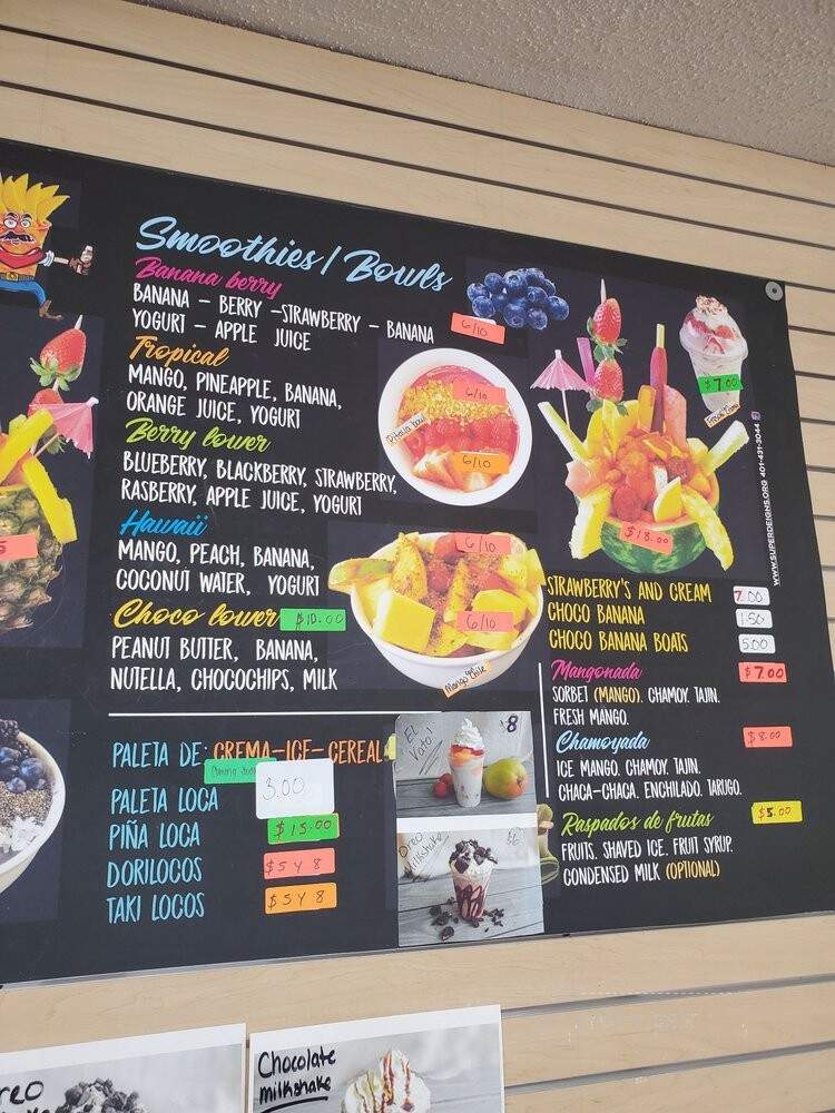 La Fruta Loca - Central Falls, RI menu_pic