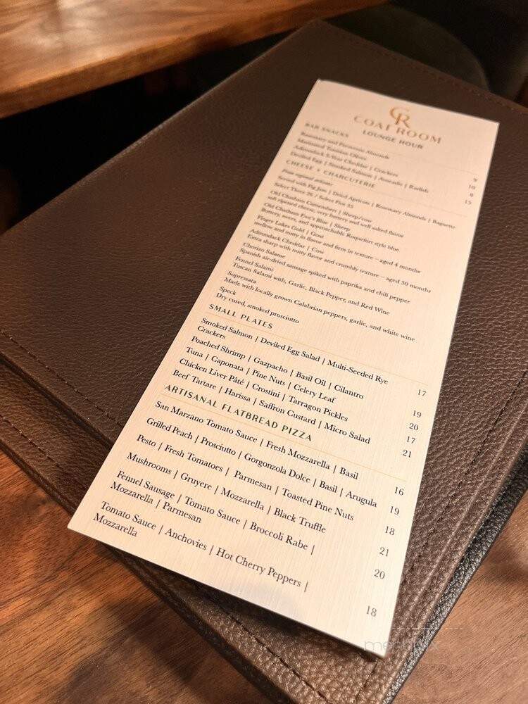 Coat Room - Saratoga Springs, NY menu_pic