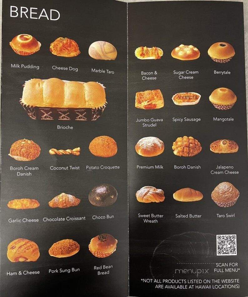 85C Bakery Cafe - Kapolei, HI menu_pic