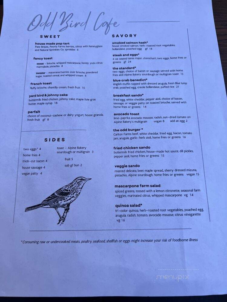 Odd Bird Cafe - Corvallis, OR