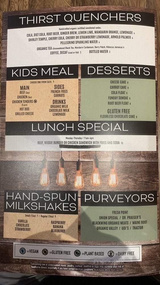 Burger Village - Raleigh, NC menu_pic