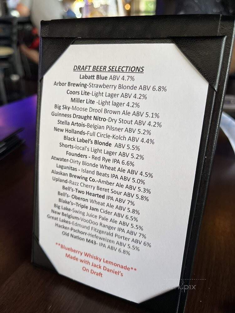 Black Label Tavern - Shelby Township, MI menu_pic